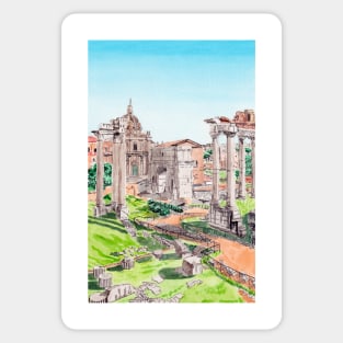 Roman Forum, Italy Sticker